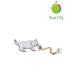 Pin Gato con bola