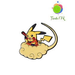 Pin Pikachu Goku nube voladora
