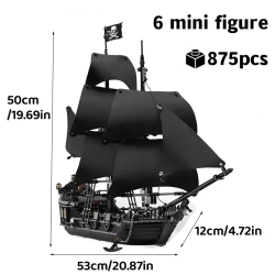 Barco Pirata Negro